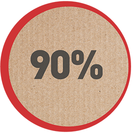 90%