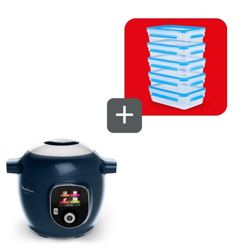Moulinex Promo Pack Batch Cooking: Cookeo + Herméticos