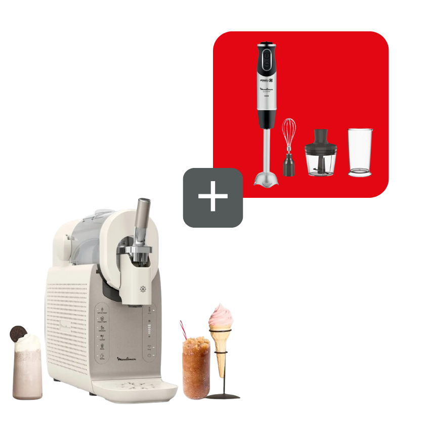 Moulinex Promo Pack Heladera Freezi + Batidora De Mano Quickchef 3 En 1-image