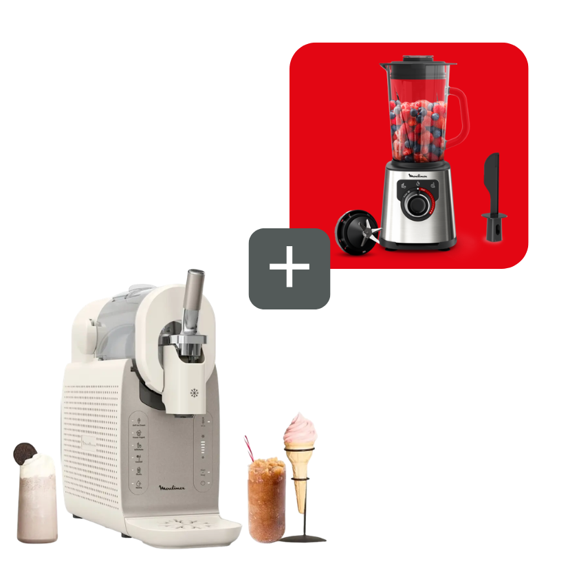 Moulinex Promo Pack Heladera Freezi + Batidora De Vaso Perfect Mix-image