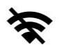 Icono de wifi tachado